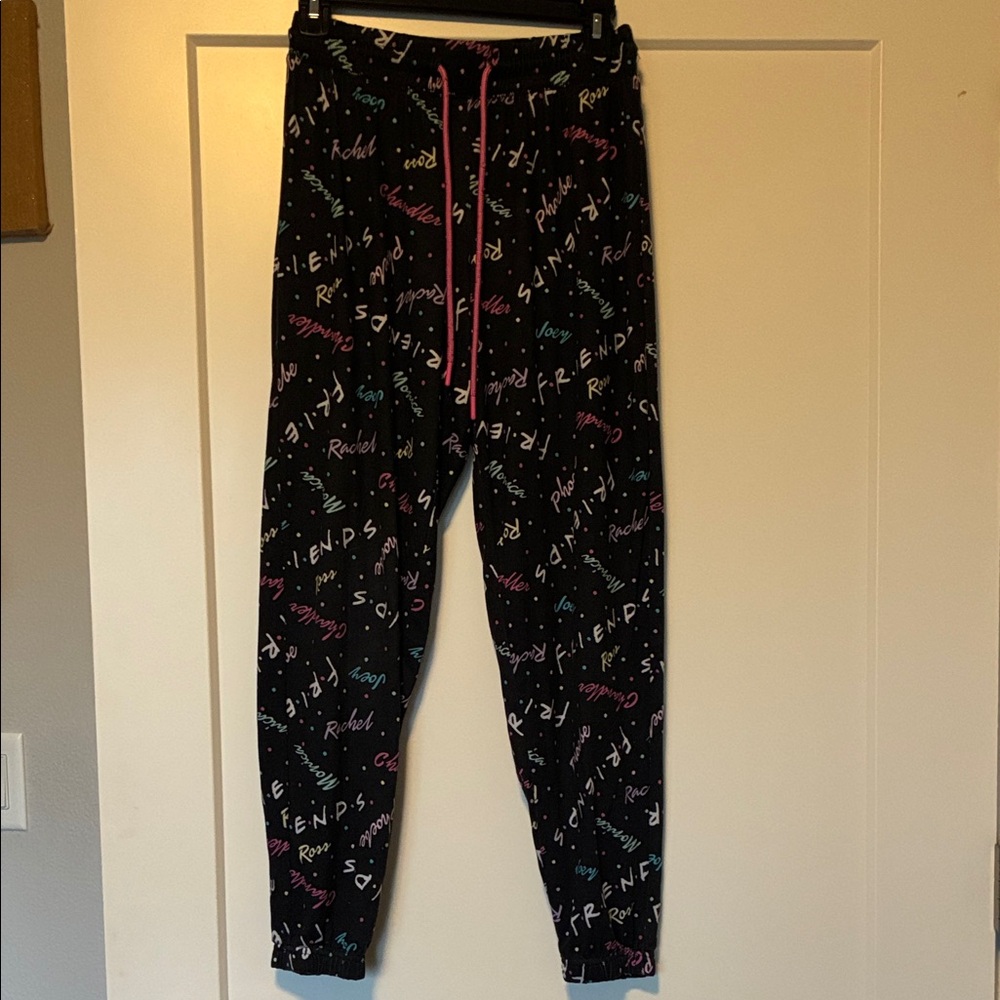 FRIENDS Black Lounge Joggers